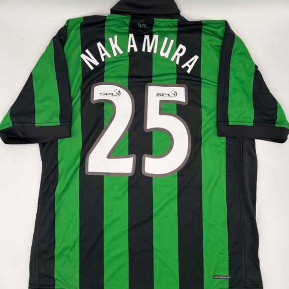 Nakamura #25 Celtic 2006/2007/2008 Away ORIGINAL Nike VTG Rare Soccer Jersey XL - Picture 1 of 9